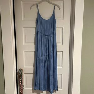 VINCE Tiered Asymmetric Dress